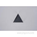 Black and white quartz triangle cuvettes